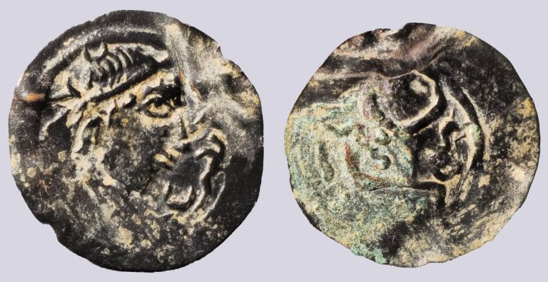 Hunnic Tribes, AE unit, Northern Tokharestan, unpublished - Image 1