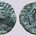 Kushans, AE tetradrachm, Kujula Kadphises