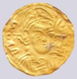 Central Asia / Silk Road, AV bracteate, imitations of Byzantine style