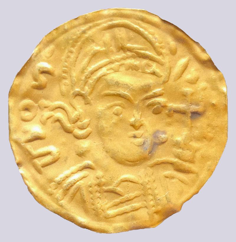 PSX_436 Central Asia / Silk Road, AV bracteate, imitations of Byzantine style - Image 1