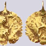 Central Asia, AV bracteate of Hunnic style