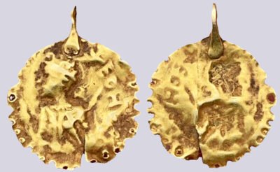 Central Asia, AV bracteate of Hunnic style