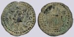 Western Turks, AE drachm, Later Nezak, Type 203
