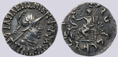 Indo-Greek Kingdoms, AR drachm, Antialkidas