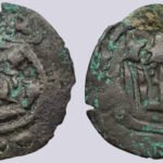 Hephthalites in Bactria, AE drachm, Rulers of Kobadian