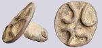 Ancient Bactria, AE stamp seal, 2300–2000 BC