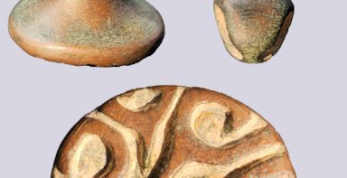 Ancient Bactria, AE stamp seal, 2300–2000 BC