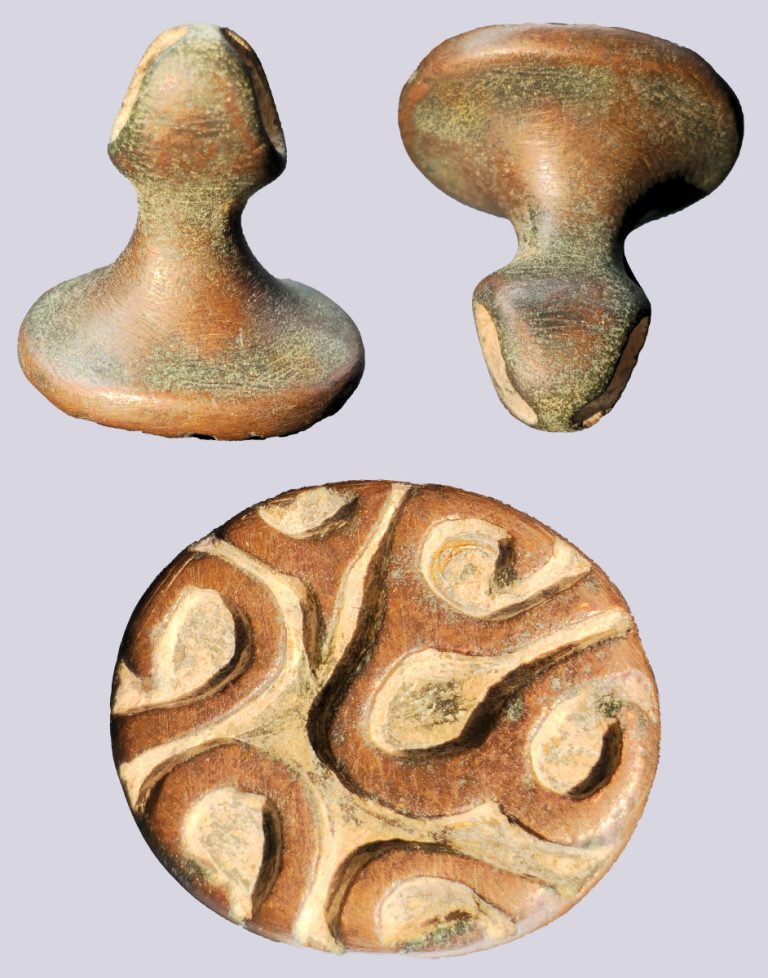 Ancient Bactria, AE stamp seal, 2300–2000 BC - Image 1
