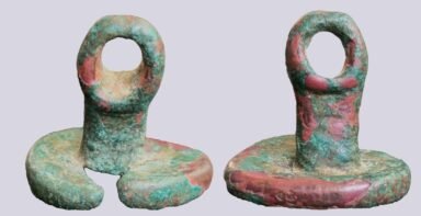 Ancient Bactria, AE stamp seal, 2300–2000BC