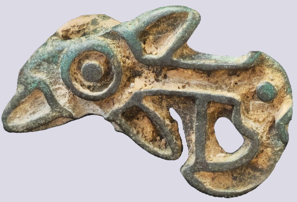 Ancient Bactria, AE stamp seal "Dolphin", 2300–2000 BC Ancient Bactria, AE stamp seal "Dolphin", 2300–2000 BC