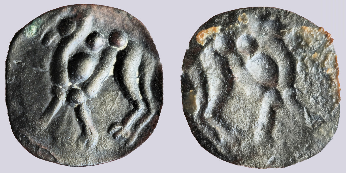 PSX_46 Central Asia, Silk Road, AE bracteate, Bactrian camel - Image 1