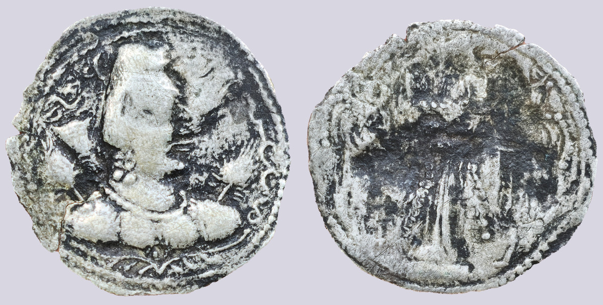 PSX_52 Alchon Huns, AR drachm, Khingila - Image 1