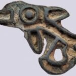 Ancient Bactria, AE stamp seal "Dolphin", 2300–2000 BC