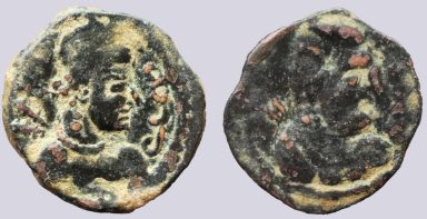 Alchon Huns, AE unit, uncertain king
