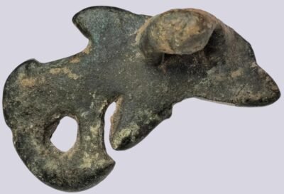 Ancient Bactria, AE stamp seal "Dolphin", 2300–2000 BC