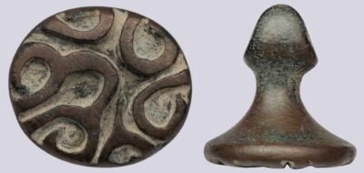 Ancient Bactria, AE stamp seal, 2300–2000 BC