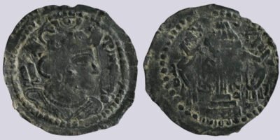 Western Turks, AE drachm, Tegin of Khorasan, Type 206