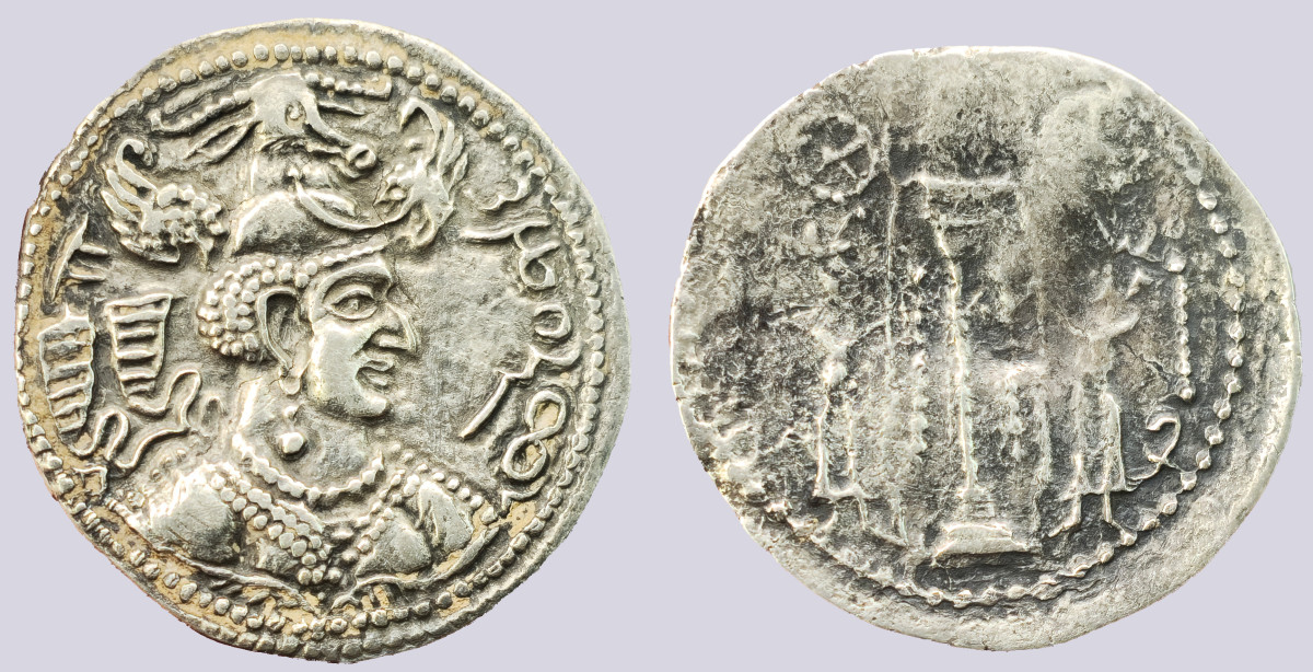 PSX_139 Western Turks, AR drachm, Nezak Malka - Image 1