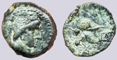 Seleucids in Bactria, AE unit, Antiochus I