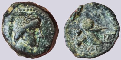 Seleucids in Bactria, AE unit, Antiochus I