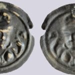 Central Asia, Silk Road, AE bracteate of Hunnic style