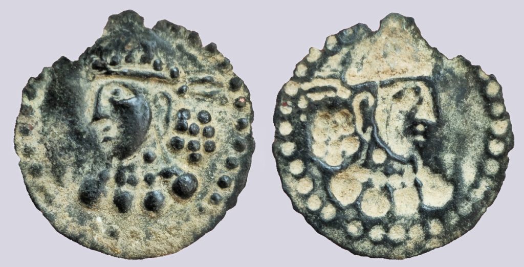 Central Asia, Silk Road, AE bracteate of Hunnic style