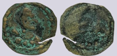 Alchon Huns AE bracteate, Iranian Huns, Alkhon style