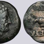 Bactrian Greeks, AE unit, Euthydemos I, local imitation
