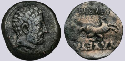 Bactrian Greeks, AE unit, Euthydemos I, local imitation