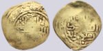 Great Mongols, AV dinar, anonymous, 6x7/9AH