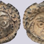 Central Asia, Silk Road, AR bracteate in Hunnic style