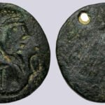 Central Asia, Silk Road, AE pendant in Hunnic style