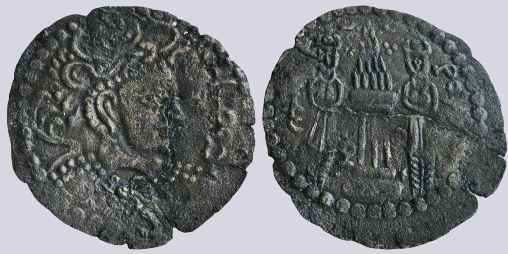 Western Turks, BI drachm, "Sero", Type 243B