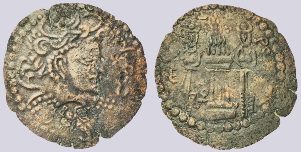 Western Turks, BI drachm, "Sero", Type 243B