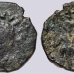 Kushans, AE drachm, Kujula Kadphises