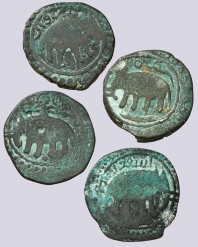 Ghorids & Khwarizmshahs, lot of BI jitals, Kurzuwan and Shafurqan mints