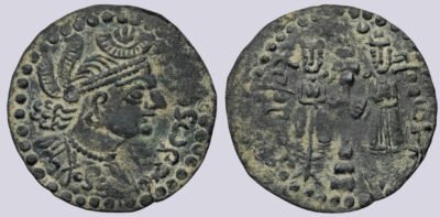 Western Turks, AE drachm, Tegin of Khorasan, Type 240