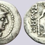 YüehChi/Kushans in Bactria, AR obol, Pabes