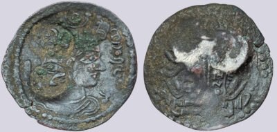 Western Turks, BI drachm, Tegin of Khorasan, c/m