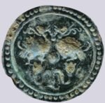 Central Asia, Silk Road, AE bracteate in Hunnic style - Image 2