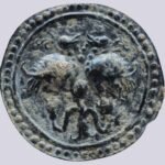 Central Asia, Silk Road, AE bracteate in Hunnic style