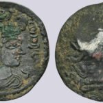 Western Turks, BI drachm, Tegin of Khorasan, c/m