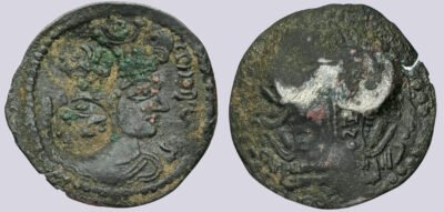 Western Turks, BI drachm, Tegin of Khorasan, c/m