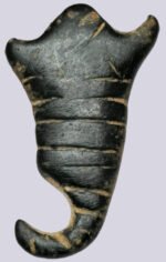 Central Asia, Silk Road, AE amulet in Hunnic style