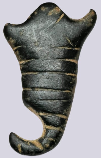 Central Asia, Silk Road, AE amulet in Hunnic style