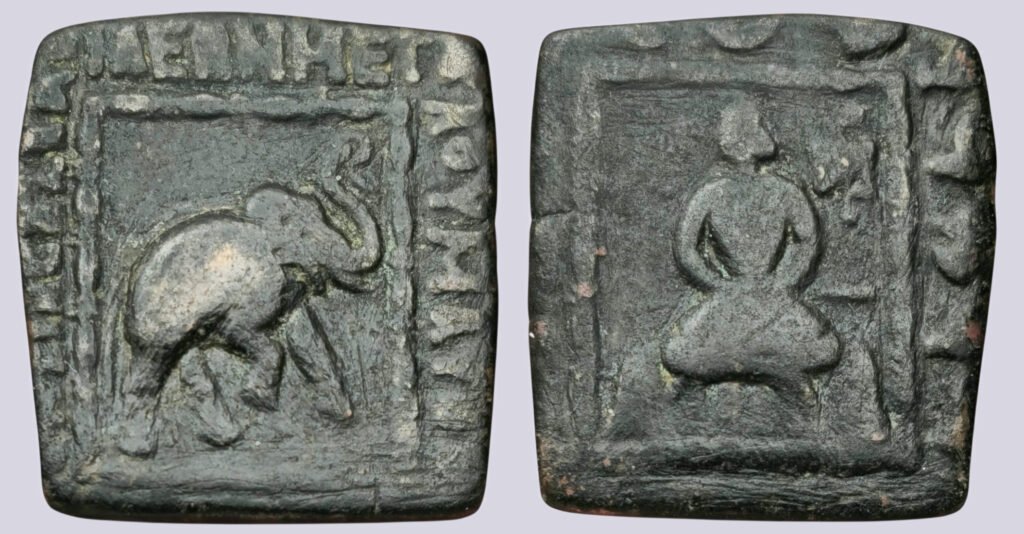Indo-Scythians, AE unit, Maues